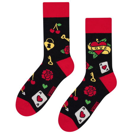 Zestaw 2x skarpety 5JSOCKS na WALENTYNKI dla niego POLSKIE